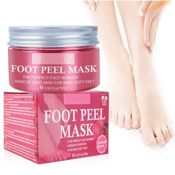Máscara esfoliante esfoliante para peeling para pés e suavização de beleza personalizada